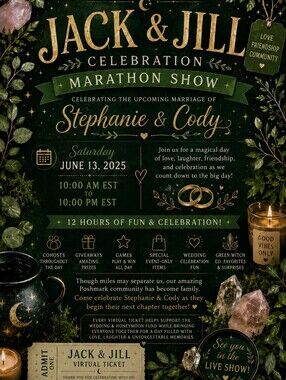 6/13 Marathon Wedding Celebration Unlisted Items💍👰🤵‍♂💍